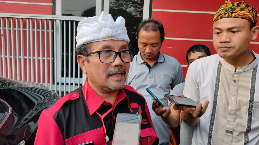 Caption : Ketua DPC PDI Perjuangan Kabupaten Cirebon, H. Imron. Foto : Joni